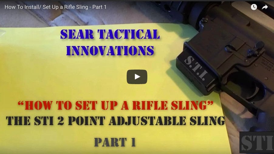 How To Set Up a 2 Point Rifle Sling STI 2 Point Rifle Slings VIDEO