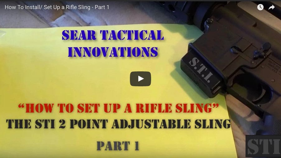 How To Install / Set Up a Rifle Sling - STI Rifle Slings VIDEO